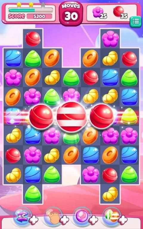 Sweet Candy Clash 5 تصوير الشاشة