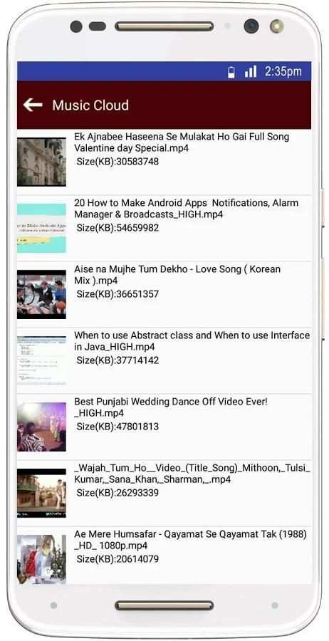 Music Cloud 2 تصوير الشاشة