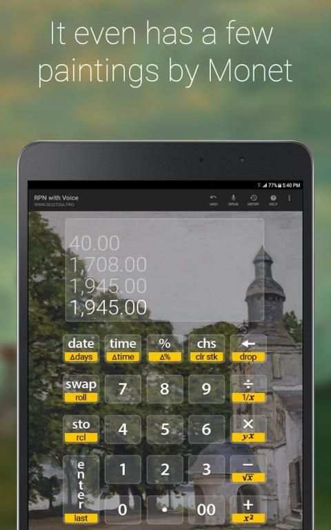 S3 RPN Calculator with Voice screenshot 9