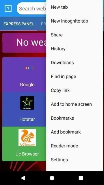 Pc Web Browser screenshot 2
