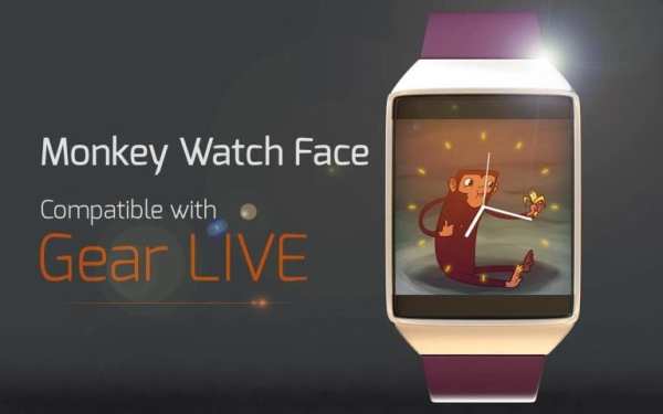 Monkey Watch Face 3 تصوير الشاشة