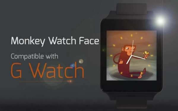 Monkey Watch Face screenshot 1