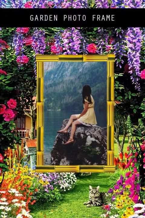 Garden Photo Frame 1 تصوير الشاشة