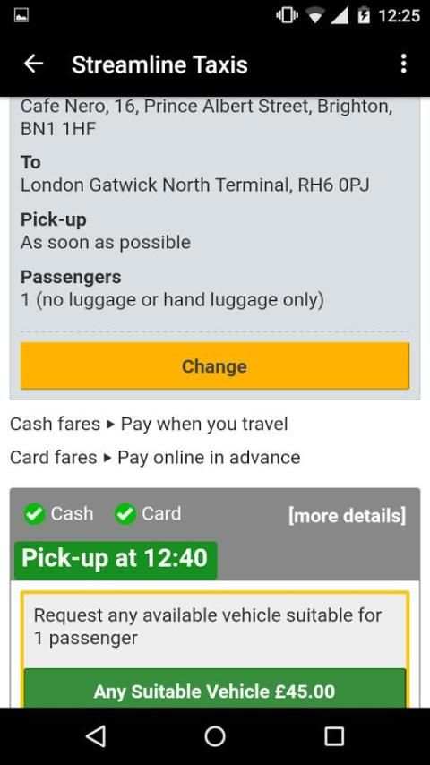 Streamline Taxis screenshot 3