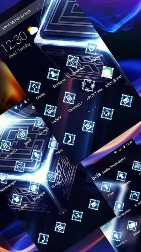 Tema keren warna keren screenshot 2