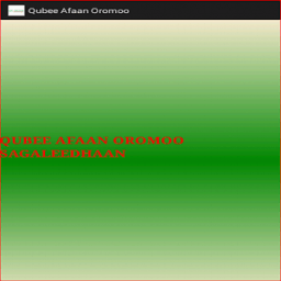 Qubee Afaan Oromoo Sagaleen أيقونة