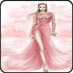 Design Sketch Party Dress icon