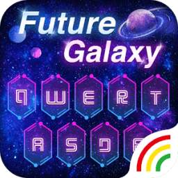 Future Galaxy Keyboard Theme
