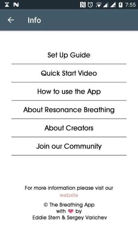 The Breathing App screenshot 1