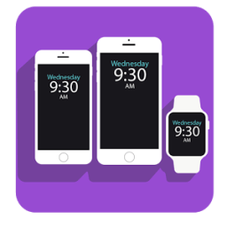 ios 11 clock أيقونة