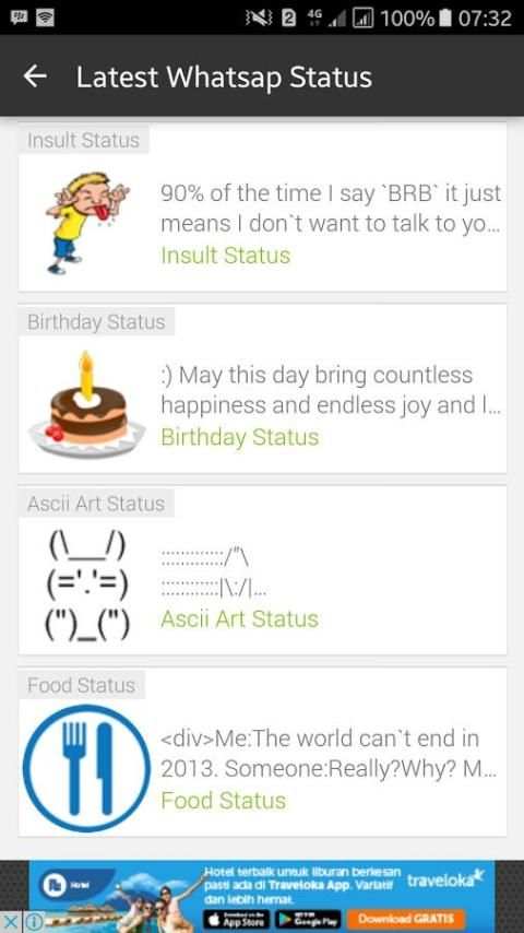 Latest Whatsap Status 2018 screenshot 6