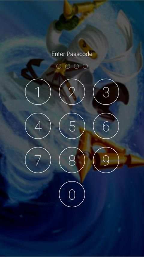 Lego Ninja Lock Screen screenshot 4