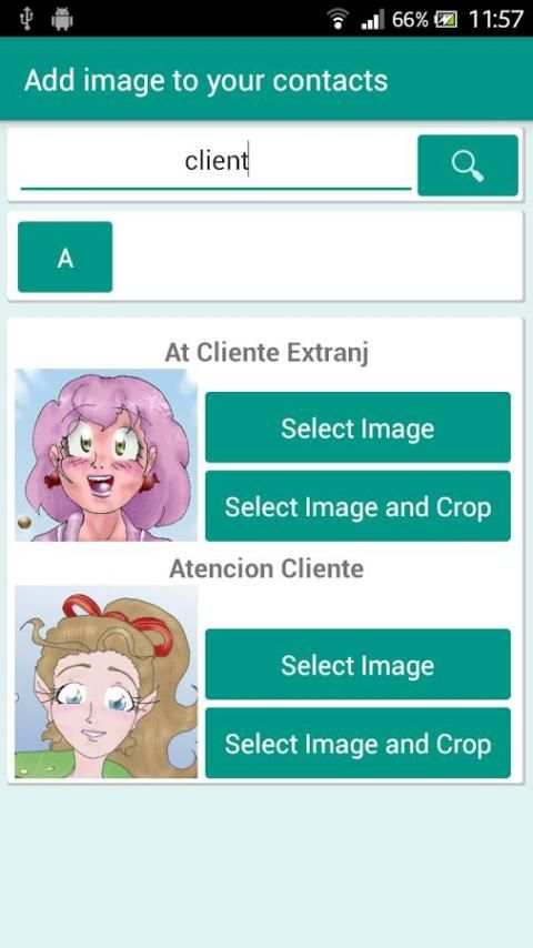 Image Contacts स्क्रीनशॉट 2