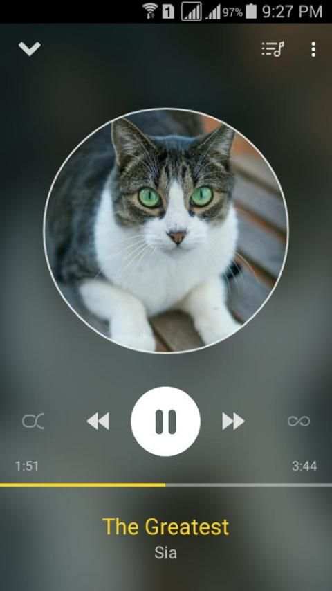 Music Player - Mp3 Player & Audio Player स्क्रीनशॉट 1