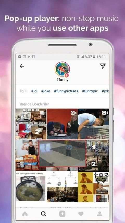 EasyTUBE Lite - MultiTasking Float Video Player screenshot 4