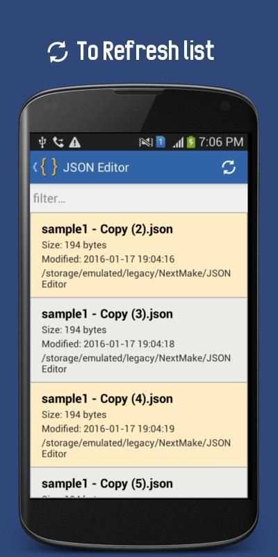 JSON Editor स्क्रीनशॉट 6