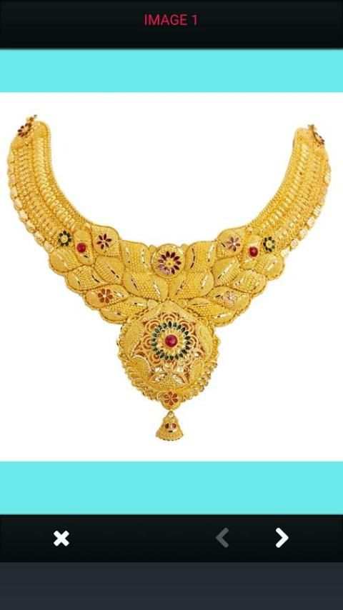 Gold Necklace Design screenshot 3