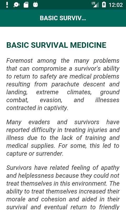 Survival Manual скриншот 4