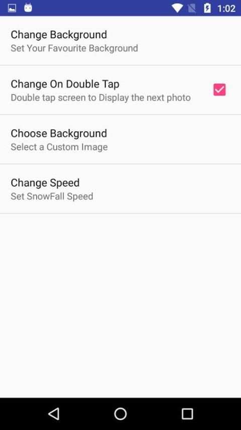Snow Fall Live Wallpaper скриншот 1