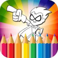 Coloring Pages for Titans Go