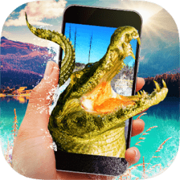 Crocodile in Phone Prank icon