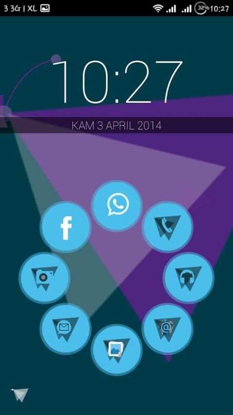 Origami Smart Launcher Theme 7 تصوير الشاشة