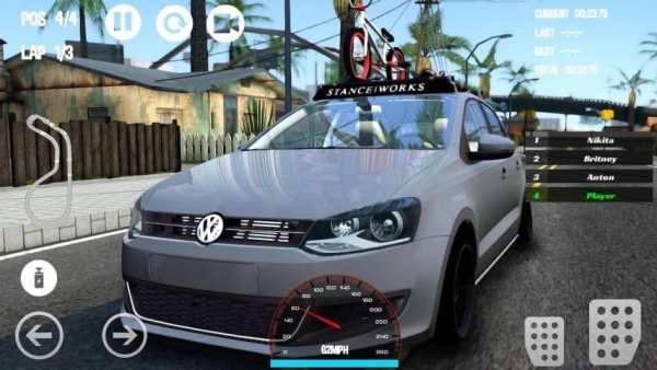 Car Racing Volkswagen Game скриншот 4