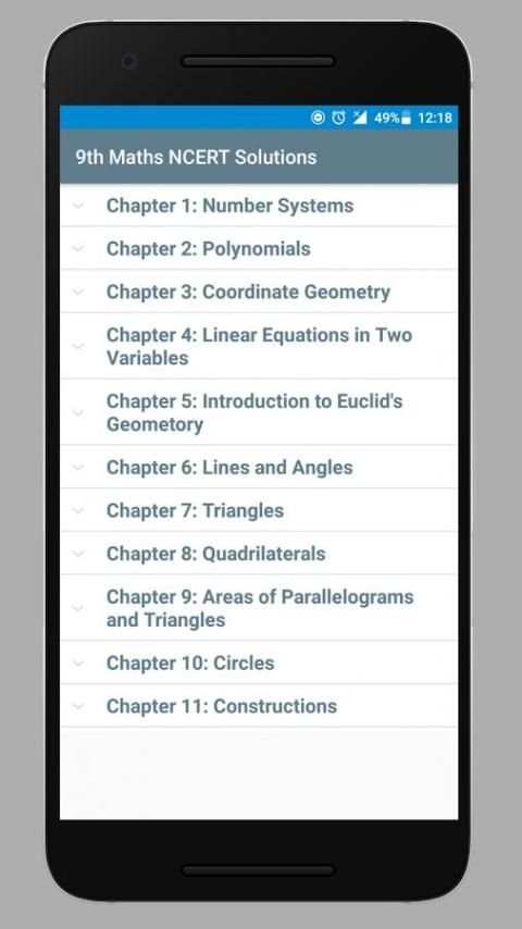 9th Maths NCERT Solutions скриншот 6