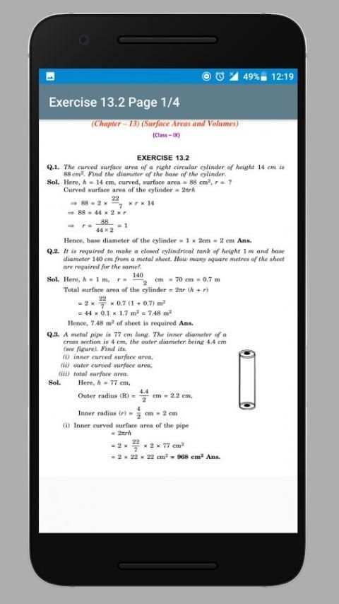 9th Maths NCERT Solutions screenshot 2
