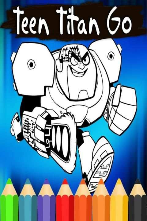 Coloring Book For Teen-Titan screenshot 2