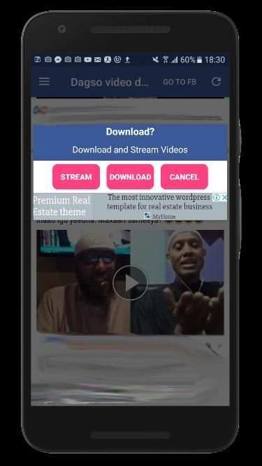 Dagso video donwloader for facebook screenshot 2