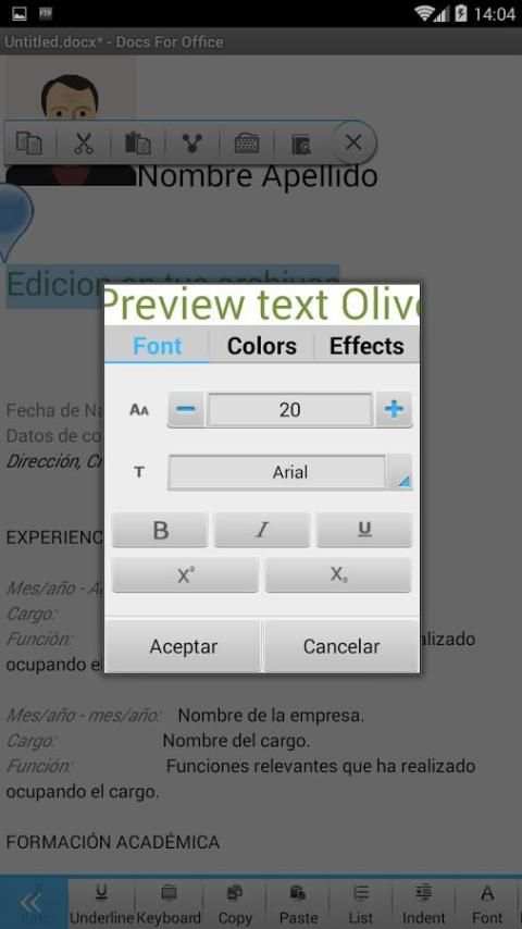 Docs For Office - Word, Docs y Sheets screenshot 7