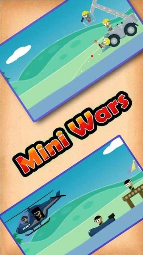 Mini Wars On The Raft स्क्रीनशॉट 1