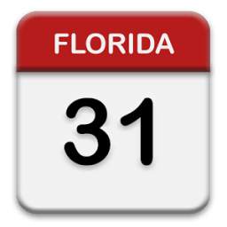US Florida Calendar 2018 - 2019