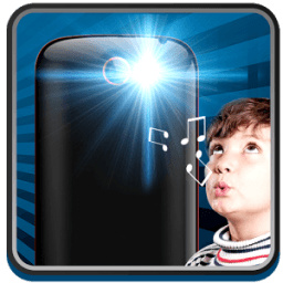 Flash light on Whistle आइकन