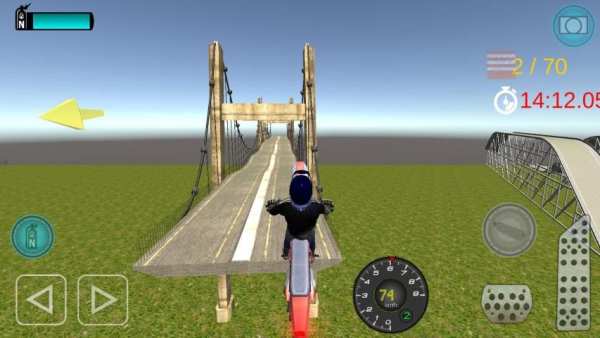 Motorbike Driving Simulation screenshot 3