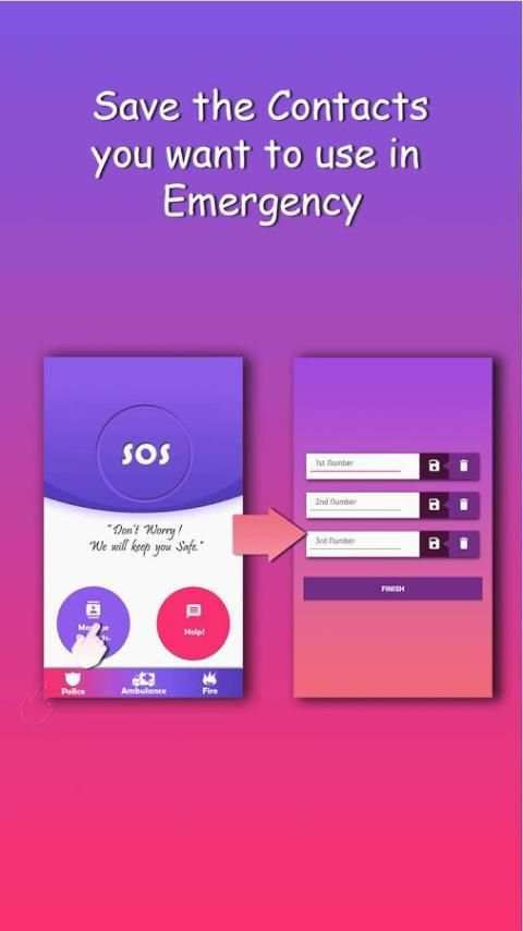 SOS Safety App स्क्रीनशॉट 7