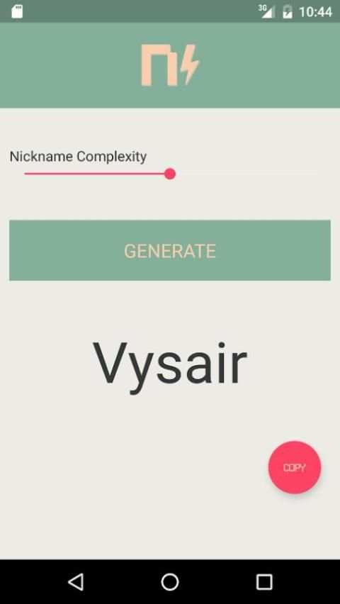 Nickname Generator скриншот 3