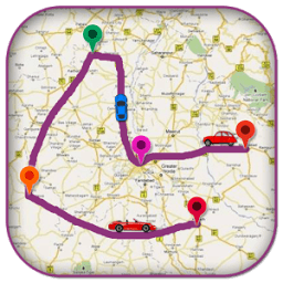 GPS Driving Route Finder أيقونة
