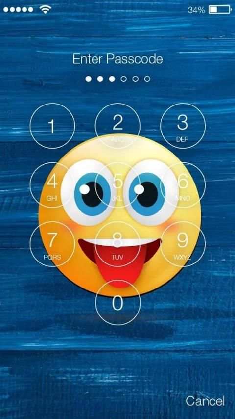 Face Emoji Smiley Lock Screen 3 تصوير الشاشة