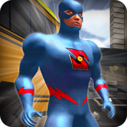 Amazing Blue Rope Hero أيقونة