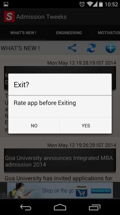 Admission Tweeks screenshot 1