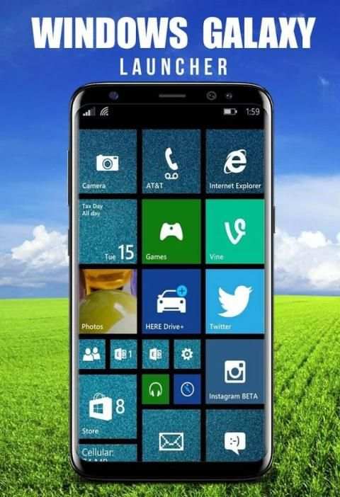 Launcher Theme For Windows 10 Sweet скриншот 1
