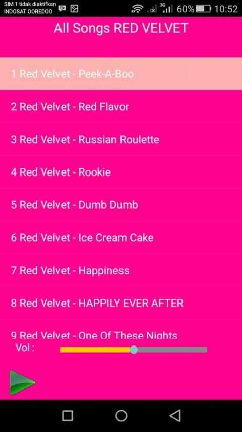 RED VELVET Songs screenshot 1
