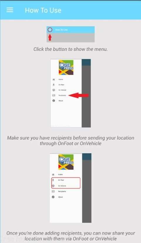 OnePress(SMS locator) скриншот 5