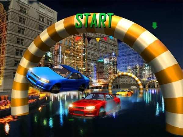 Water Surfing Car Racing Stunt screenshot 11