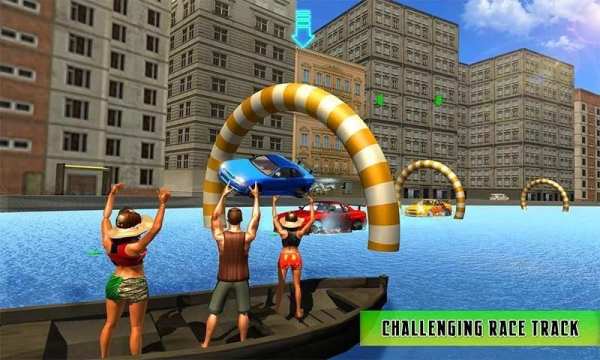 Water Surfing Car Racing Stunt screenshot 16