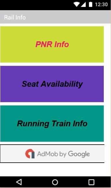 Indian Rail Info screenshot 2