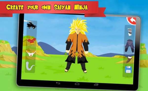 Super GOKU Ninja Saiyan Maker screenshot 1