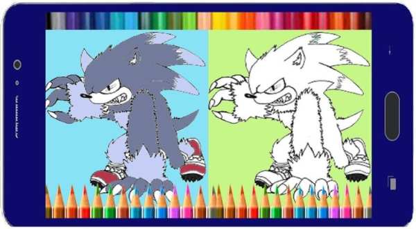 Gamy Coloring App SONIC screenshot 2
